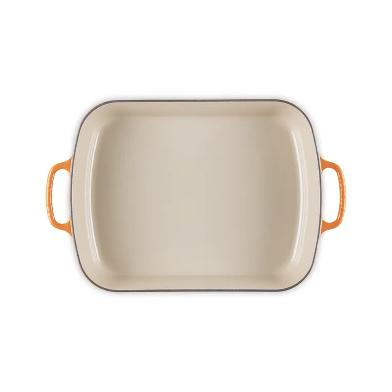 Le Creuset Volcanic Cast Iron Roasting Pan 33cm/4.9 Litres