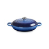 Le Creuset Azure Shallow Cast Iron Round Casserole 30cm 3.5 Litres