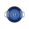 Le Creuset Azure Shallow Cast Iron Round Casserole 30cm 3.5 Litres