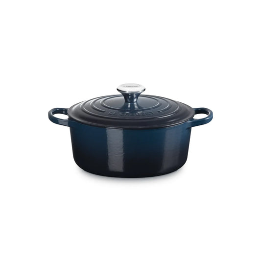 Le Creuset Nuit Cast Iron Round Casserole 24cm 4.2 Litres