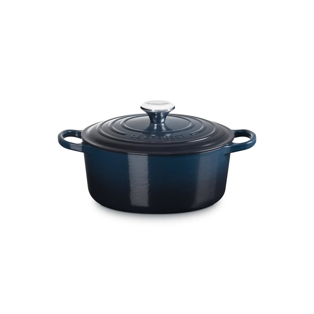 Le Creuset Nuit Cast Iron Round Casserole 24cm 4.2 Litres