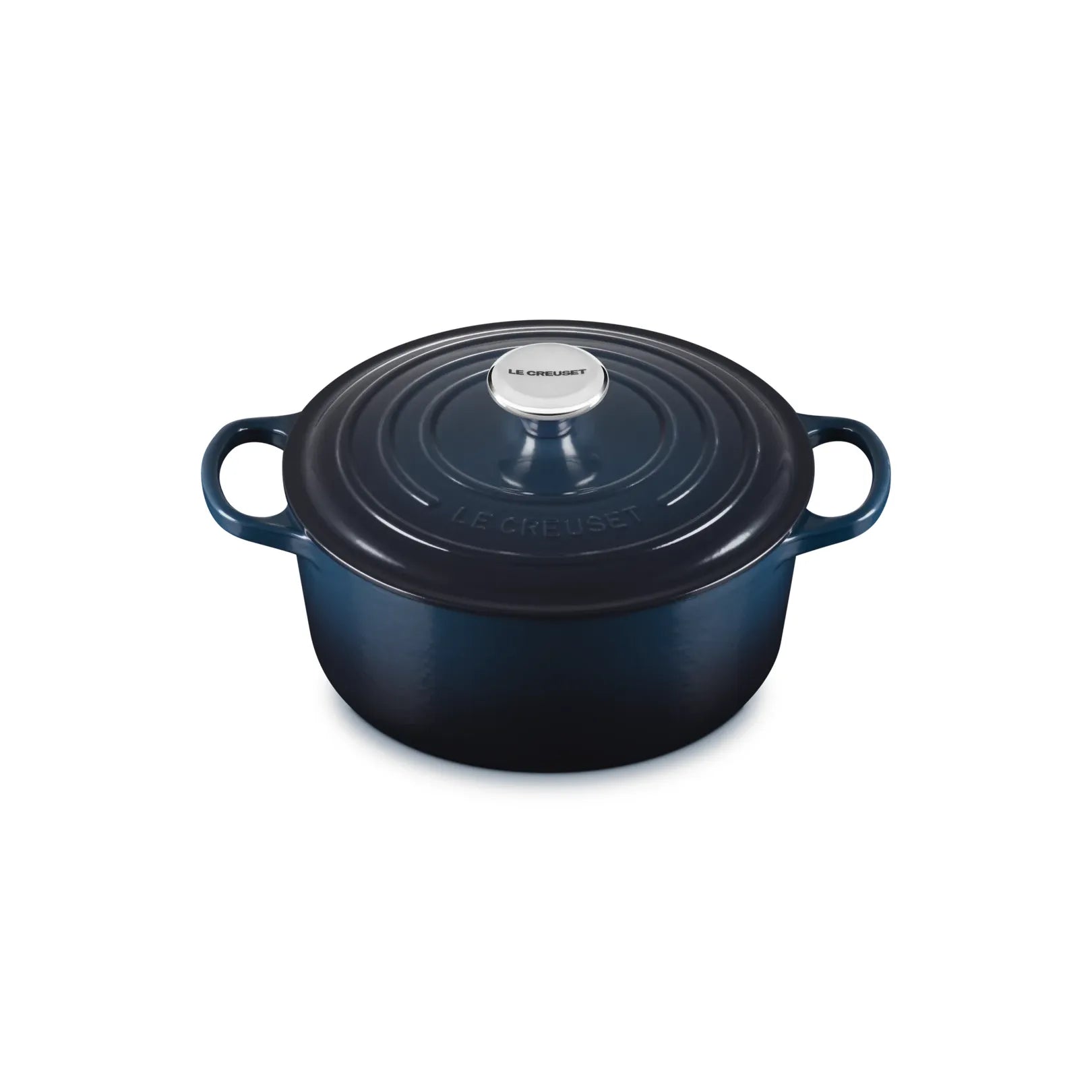 Le Creuset Nuit Cast Iron Round Casserole 24cm 4.2 Litres