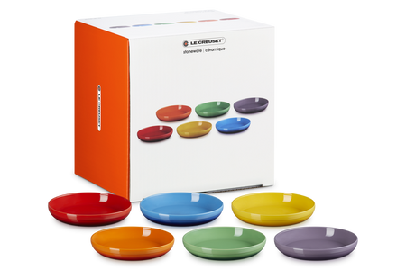 Le Creuset Stoneware Coupe Set Of 6 Pasta Bowls 22cm