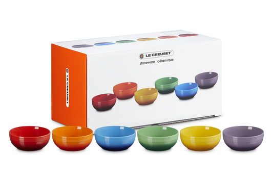 Le Creuset Stoneware Coupe Set Of 6 Cereal Bowls 15.9cm