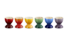 Le Creuset Stoneware Rainbow Set Of 6 Egg Cups