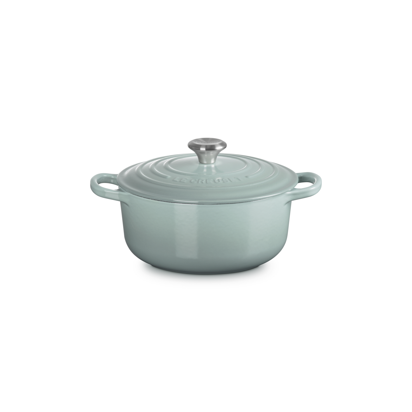 Le Creuset Sea Salt Cast Iron Round Casserole 20cm 2.4 Litres