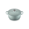 Le Creuset Sea Salt Cast Iron Round Casserole 22cm 3.3 Litres