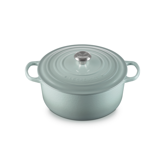 Le Creuset Sea Salt Cast Iron Round Casserole 26cm 5.3 Litres