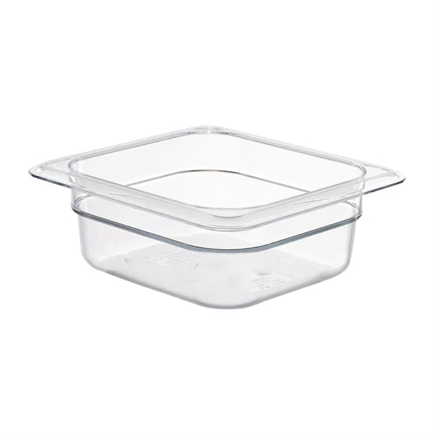 Cambro 62PP190 Camwear Clear Polypropylene 1/6GN Pan 65mm