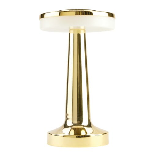 Timeless 303001G Cordless Brassy Restaurant Table Lamp 19.5cm - Cater-Connect Ltd