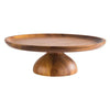 APS Acacia Wood Round Cake Stand 33cm x 8cm.