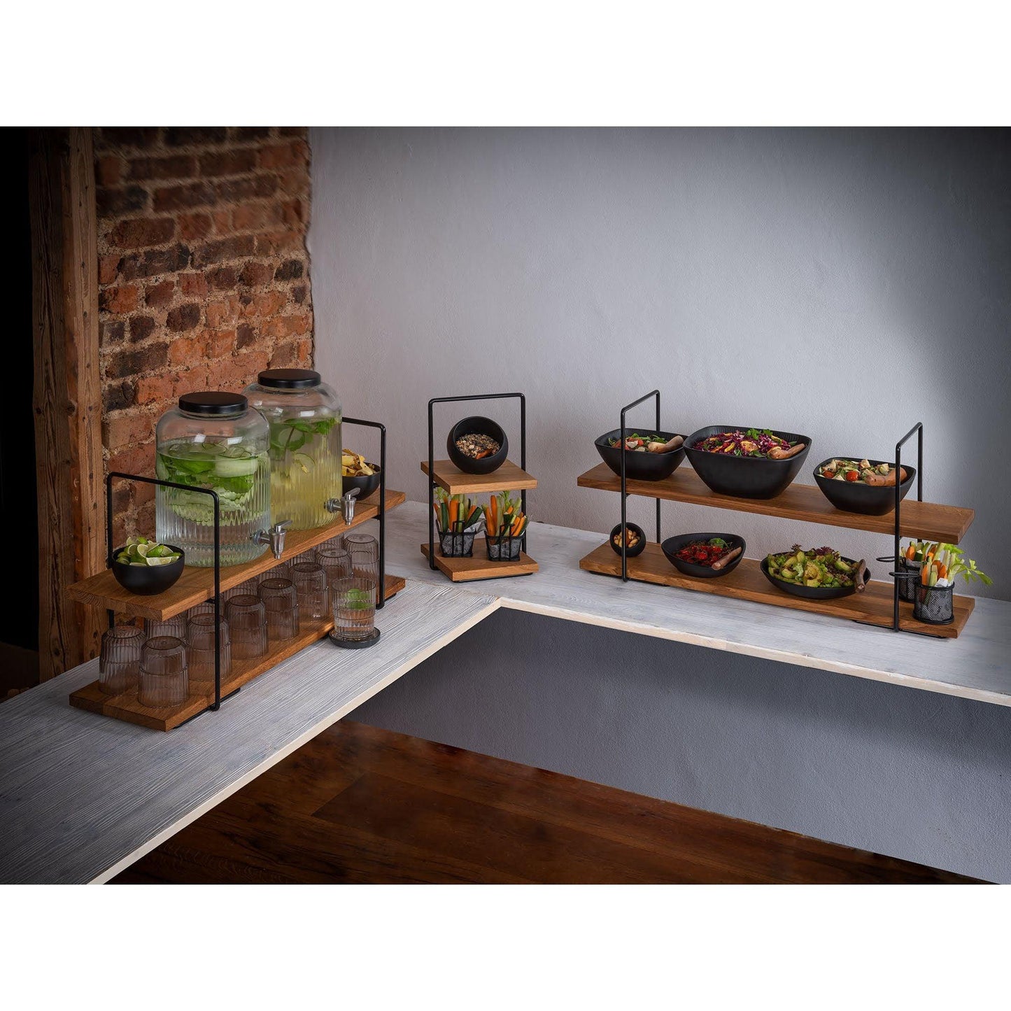 APS 2-Tier Perfecto Serving Buffet Stand 20 x 23cm.
