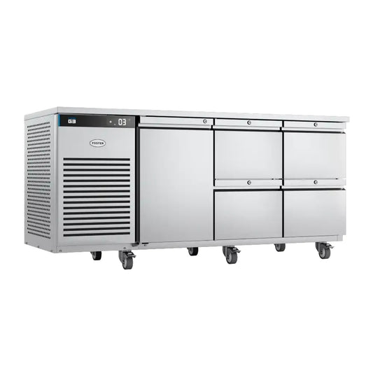 Foster EcoPro G3 EP1/3H Single Door 4 Draw Counter Fridge 435 Litres - Cater-Connect Ltd