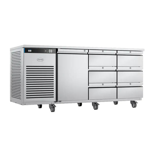 Foster EcoPro G3 EP1/3H Single Door 6 Draw Counter Fridge 435 Litres - Cater-Connect Ltd