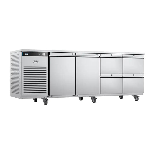 Foster EcoPro G3 EP1/4H 2 Doors 4 Draw Counter Fridge 585 Litres - Cater-Connect Ltd