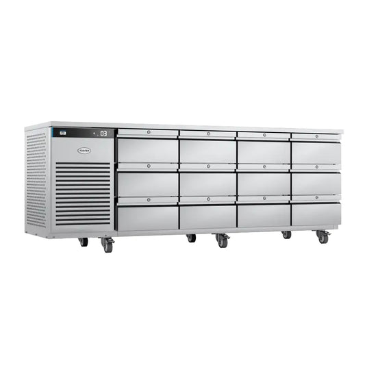 Foster EcoPro G3 EP1/4H 12 Draw Counter Fridge 585 Litres - Cater-Connect Ltd