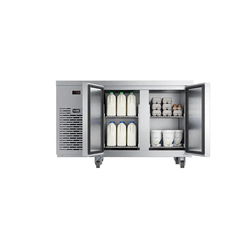 Foster KORE KC2H Two Door Counter Fridge 280 Litres