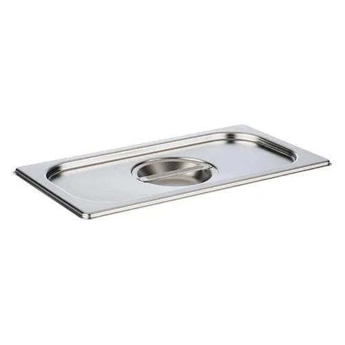 APS Stainless Steel Gastronorm 1/3GN Lid Without Notch.