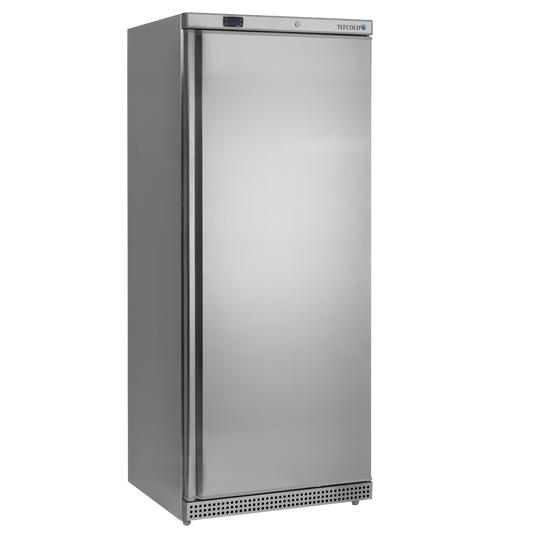 Interlevin Tefcold UR600S Stainless Steel Upright Single Door Fridge 605L