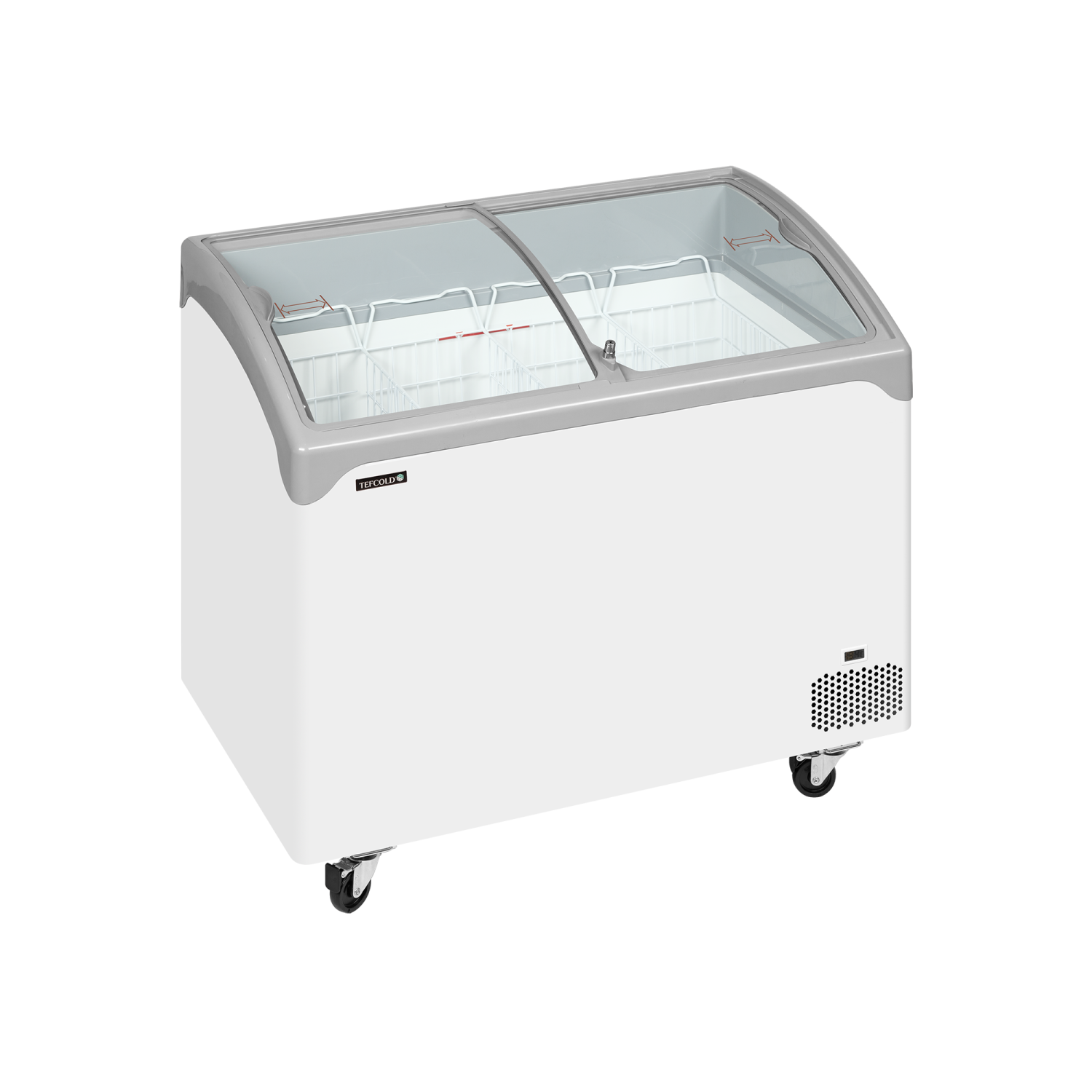 Tefcold NIC301SCEB Curved Lid White Chest Freezer 286 Litres - Cater-Connect Ltd