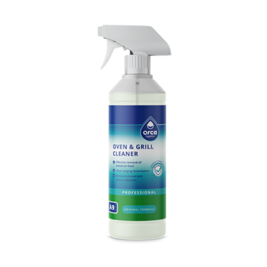 Orca Hygiene A9 Oven And Grill Cleaner 1 Litre Trigger Spray