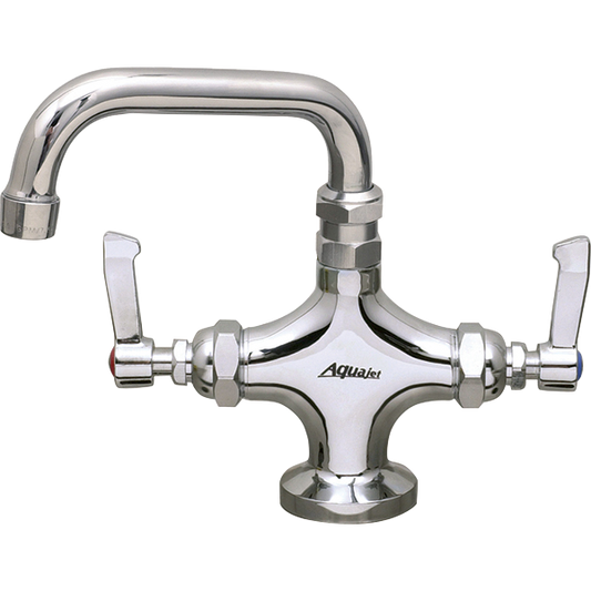 Mechline AquaJet AJ-B-206L Twin Mixer Swivel Spout Tap 150mm