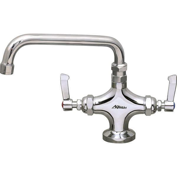 Mechline AJ-B-212L Twin Mixer Swivel Spout Tap 300mm