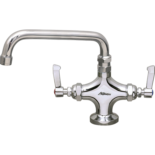 Mechline AJ-B-212L Twin Mixer Swivel Spout Tap 300mm