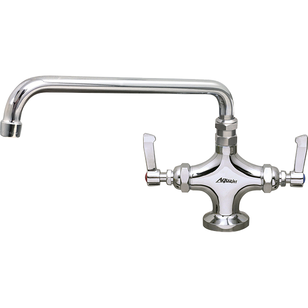 Mechline AJ-B-216L Twin Mixer Swivel Spout Tap 400mm