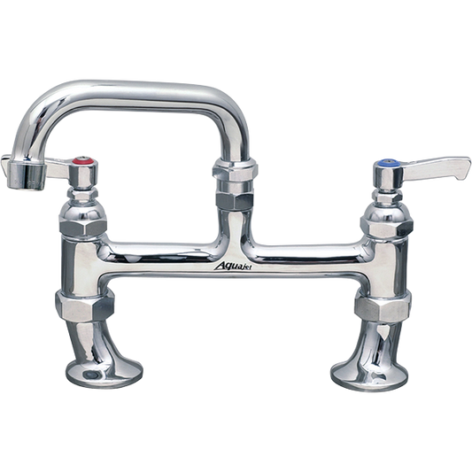 Mechline AquaJet AJ-B-306L Twin Mixer Swivel Spout Tap 150mm