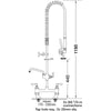 Mechline Pre Rinse Spray AQUAJET AJPR30-ST-BF2-S - Cater-Connect Ltd