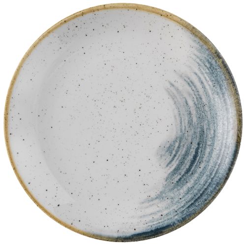 Churchill Stonecast Coupe Plate Accents Blueberry 21.70cm Case Size 12 - Cater-Connect Ltd
