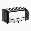 Dualit 6 Slice Classic Pop-Up Black Toaster