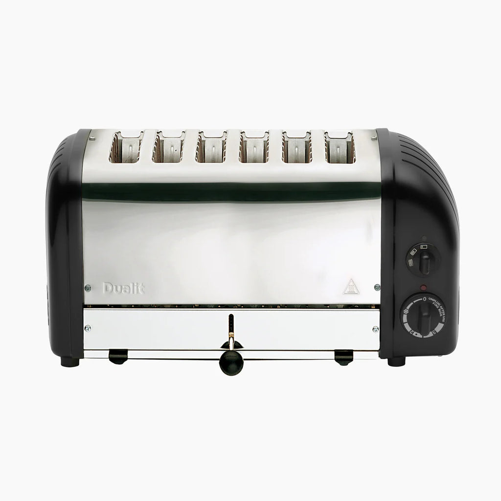 Dualit 6 Slice Classic Pop-Up Black Toaster