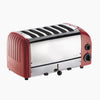 Dualit 6 Slice Classic Pop-Up Red Toaster