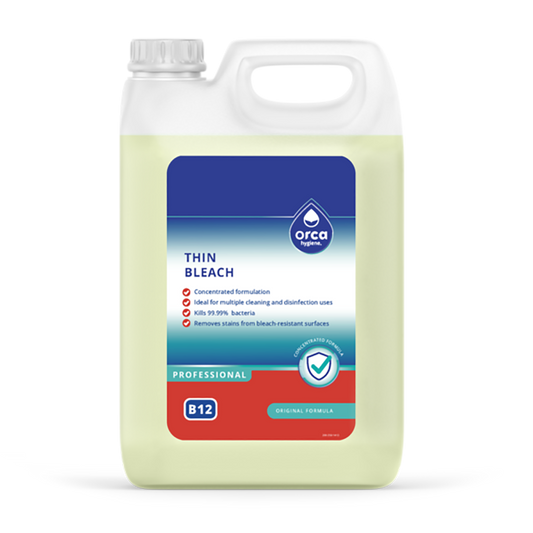 Orca Hygiene B12 Thin Bleach 5 Litre
