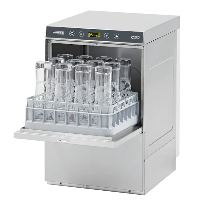 Maidaid C352 Undercounter Glasswasher With Gravity Drain