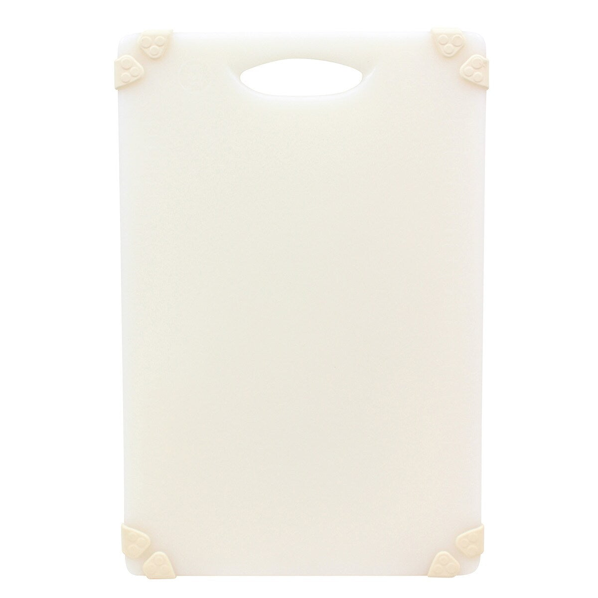 Tablecraft White 18 x 12" Grippy™ Polypropylene Cutting Board - Cater-Connect Ltd