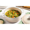 Le Creuset Meringue Cast Iron Round Casserole 28cm 6.7 Litres