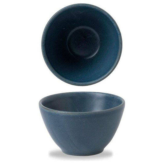 Churchill Nourish Oslo Blue Deep Bowl 10cm Case Size 12 - Cater-Connect Ltd