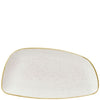 Churchill Stonecast Barley White Geo Chefs Plate 35 x 18.5cm/13.75 x 7.25" Case Size 12 - Cater-Connect Ltd