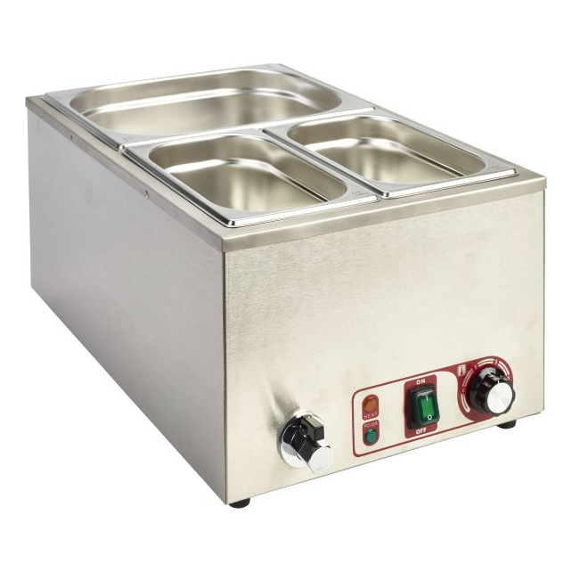 Countertop Bain Marie 1/1 With Tap 1.2Kw