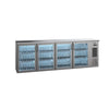 Gamko E3/2222GMUCS84 Undercounter Stainless Steel 4 Door Bottle Cooler