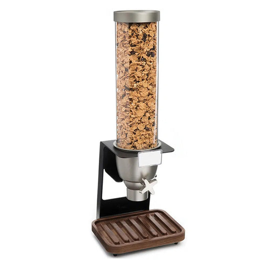 Rosseto EZ-SERV® One-Container Table Top Dispenser With Walnut Tray 1.3 Gallons