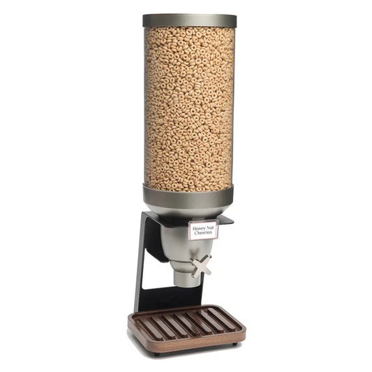 Rosseto EZ-SERV® One-Container Table Top Dispenser With Walnut Tray 3.5 Gallons