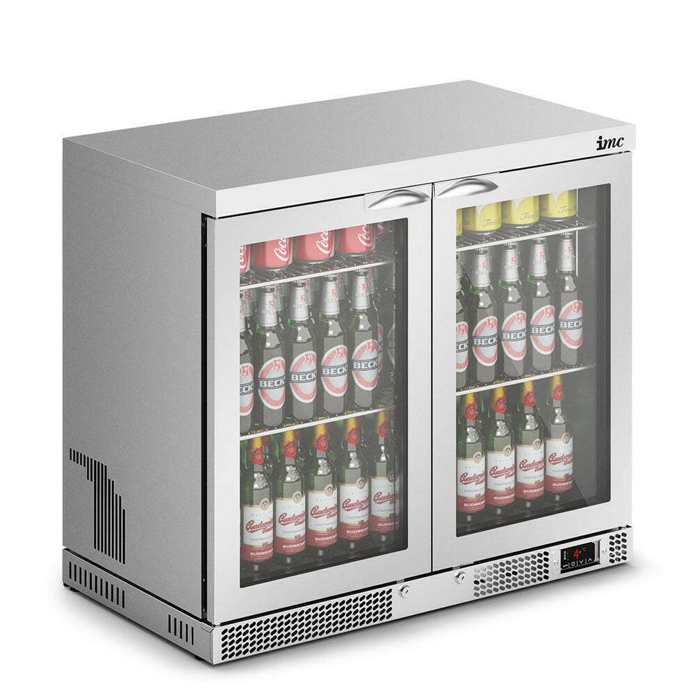 IMC F77/252 Mistral M90 Glass Door Bottle Cooler 117 Bottles