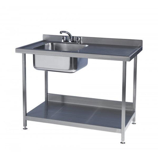 EAIS FAB-SS18x7 Stainless Steel Single Bowl Sink 1800mm