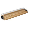 Say goodbye to boring serving and storage – this bamboo platter is as stylish as it is practical! It is made from eco-friendly bamboo and adds a sleek style to your kitchen and storage. The clear lid makes it easy to see what's inside while keeping everything fresh and tasty. It is perfect for hosting guests and for everyday use as well.