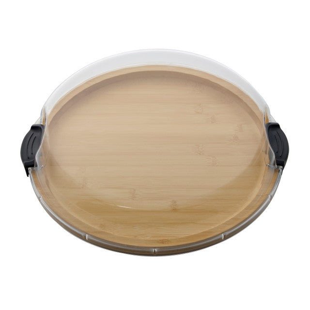 Snack time just got a major upgrade! This durable, clear, lidded bamboo platter will take serving and snacking to the next level. Whether hosting a brunch, packing a picnic, or keeping your kitchen chic, this platter keeps things fresh, tidy, and oh-so-stylish. 