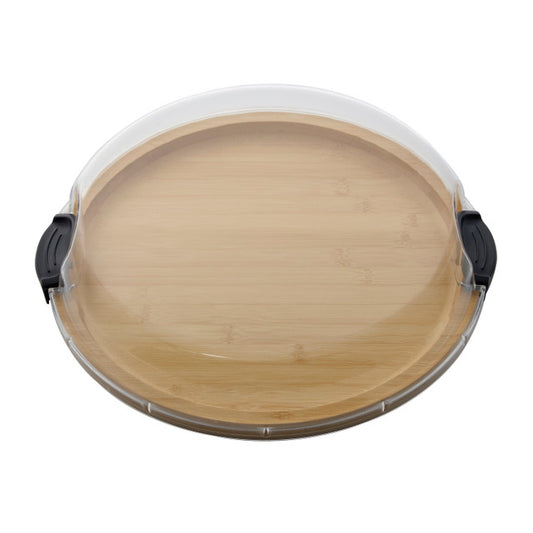 Snack time just got a major upgrade! This durable, clear, lidded bamboo platter will take serving and snacking to the next level. Whether hosting a brunch, packing a picnic, or keeping your kitchen chic, this platter keeps things fresh, tidy, and oh-so-stylish. 